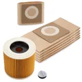 Staubsaugerbeutel Filter für Kärcher WD 1 Compact Battery Akku kompatibel