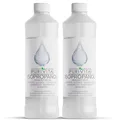 PURIVITA® Isopropanol 99,9% [2x1L] - Reinigungsalkohol Isopropanol - Reiner Alkohol zum Reinigen von Haushalt & Industrie - Isopropylalkohol - Desinfektionsmittel Reiner Alkohol - Ethylalkohol