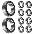 6801 2RS Kugellager Set (10 Stück) - Robust und Ideal für Mechanische Geräte