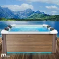 Whirlpool MSpa Oslo Amber 6 Personen mit fester Außenwand 160x160x65cm