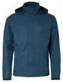VAUDE Escape Light Regenjacke Herren wasserdicht – Leichte 2-Lagen Jacke mit verstaubarer Kapuze, winddicht und atmungsaktiv, baltic sea uni,5XL
