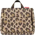 reisenthel toiletbag XL, Kulturbeutel, Kosmetiktasche, Kulturtasche, Leo Macchiato, 4 L, WO6048 - Braun