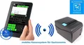 10" Mobile Kasse für Restaurant, Cafe: Bondrucker Bestellterminal Kassensoftware
