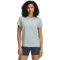 Under Armour Damen UA Rival Core Kurzarm-Top, Silica Green/White, S