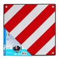 Aluminium Warntafel Italien mit Ösen 50 x 50 cm reflektierend in rot/weiß