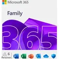 Microsoft 365 Family [6 Benutzer /1 Jahr / 6TB OneDrive] - mit Word, Excel, PowerPoint, OneNote, Outlook, Access und mehr