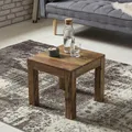 FineBuy Couchtisch Holz Massiv Holztisch Beistelltisch Tisch 45cm Sheesham
