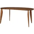 Ferm Living - Feve Esstisch, 160 x 86 cm, Walnuss natur