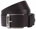 Levi's Herren NEW DUNCAN Gürtel, Schwarz (Black), 110