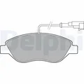 DELPHI LP2299 Bremsbelagsatz, Scheibenbremse für ALFA ROMEO  passend für FIAT