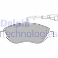 DELPHI LP2299 Bremsbelagsatz, Scheibenbremse für ALFA ROMEO FIAT LANCIA