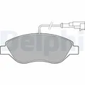 1x Bremsbelagsatz, Scheibenbremse DELPHI LP2299 passend für ALFA ROMEO FIAT