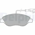 1x ORIGINAL® Delphi LP2299 Bremsbelagsatz, Scheibenbremse Vorne, inkl.