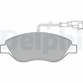DELPHI Bremsbelagsatz, Scheibenbremse Vorderachse u.a. für ALFA ROMEO, FIAT