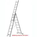 Mehrzweckleiter Hymer ALU PRO, dreiteilig 3x12 Sprossen Länge 3,40 / 7,88 m 700473699