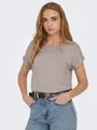 ONLY T-Shirt ONLMOSTER – Kurzarmshirt mit Aufschlag und klassischem Look Viskosemischung, regular fit