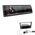 Kenwood Autoradio Bluetooth USB AUX für Opel Zafira B charcoal-metallic Canbus