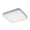 EGLO LED Deckenleuchte MANILVA 2 weiß chrom 29x29cm 3000K EEK:D (Spektrum A-G)