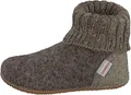 GIESSWEIN Hüttenschuhe Wildpoldsried - Hohe Hausschuhe für Damen & Herren, Warme Filz-Pantoffeln mit Fester Sohle, rutschfeste Unisex Slippers