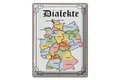 Blechschild Spruch 30x40cm Dialekte Karte Bundesländer