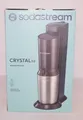 SodaStream Crystal 3.0 Titan Wassersprudler inkl. 1 CO2-Zylinder & 1 Glaskaraffe