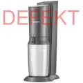 Sodastream Wassersprudler Crystal 3.0 titan Schwarz edelstahl DEFEKTWARE