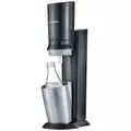 Sodastream Wassersprudler Crystal 3.0 titan Schwarz Glaskaraffe edelstahl