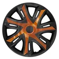 Radkappen NRM N-Power 14 Zoll Kunststoff Radzierblenden 4er Set Kupfer-Schwarz