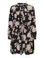 ONLY Damen Onlcory L/S V-Neck Tunic WVN Noos, Black/AOP:Groundbreaker Floral, XXS