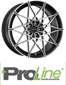 Proline PFM forged black glossy 10.5x21 ET20 - LK5/112 ML66.5 Alufelge schwarz