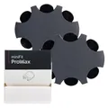 DIREKT ProWax MiniFit Cerumenfilter - Filter für Oticon Hörgeräte - Schützt vor Feuchtigkeit & Ohrenschmalz - 1,4 mm Durchmesser - 12 Stk. - 2er Pack - Schwarz