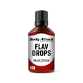 Body Attack Flav Drops®, 50 ml, Marzipan, Aromatropfen für Lebensmittel, zuckerfreie Flavour Drops ohne Kalorien, vegan & Qualität Made in Germany
