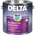 Buntlack Rot Holzlack Delta SG-Samtcolor Metalllack feuerrot RAL3000 2,5l