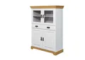 OTTO home Highboard Rügen, Vitrine im Landhausstil, zertifiziertes Massivholz, Höhe 131 cm