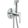 Intim Hygiene-Dusch-Mischer-Set Enzan mit UP-Körper, Handbrause, Brauseschlauch und Brausehalter chrom Evenes