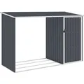 vidaXL Garten Brennholzlager Anthrazit 245x98x159 cm Verzinkter Stahl 661071