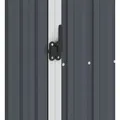 vidaXL Garten Brennholzlager Anthrazit 245x98x159 cm Verzinkter Stahl - Grau