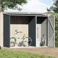 Garten Brennholzlager Kaminholz Holzlager Unterstand Verzinkter Stahl vidaXL