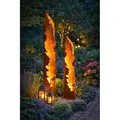 Dekosäule Rostsäule Gartendeko 120 + 150 cm Set Edelrost Säule Pflanzsäule Rost