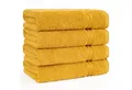 HAMMETEX Handtuch Set 4er Set Handtücher 50x100 cm, 100% Baumwolle, Weich & Saugstark, Frottier (Set, 4-St), mit Bordüre, einfarbig, weich