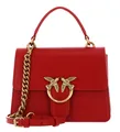 PINKO Love One Top Handle Mini Light S Handtasche Tasche Red - Antique Gold Neu