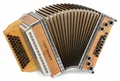 3-chörige Steirische Harmonika aus Buchenholz mit Stimmung G-C-F-B und X-Bass