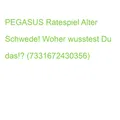 PEGASUS Ratespiel Alter Schwede! Woher wusstest Du das!? (7331672430356)