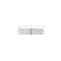 GAH Alberts Kistenband mit vernietetem Stift L 156mm Stahl roh gelb galv. verz