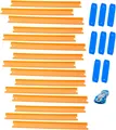 Hot Wheels Bahn Track Builder, Trackteile & Verbindungsstücke (36 Teile) für