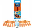 HOT WHEELS TRACK SET straight tracks, connectors + car BHT77