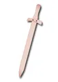 Ritter Schwert aus Holz Kinderschwert Fasching 60 cm Schwerter mit Nieten neu