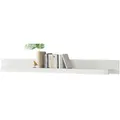 Furn.Design Wandboard, Weiß Hochglanz, Holzwerkstoff, Nachbildung, Uni, 200x20x18 cm, FSC 100%, Wohnzimmer, Regale, Wandboards