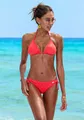 Buffalo Triangel-Bikini Romance mit modischer Struktur, rot
