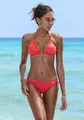 Triangel-Bikini "Romance", mit modischer Struktur, Gr. 34 - Cup C/D, rot Cup C/D